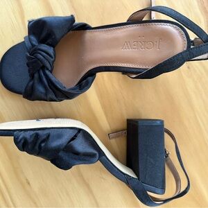 J Crew Black Sandals. Never Worn! Size : 7